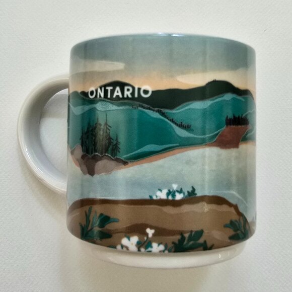 Tim Hortons 2025 Canada Ontario Travel Collection - Art Embossed Coffee Tea Mug - Picture 5 of 10